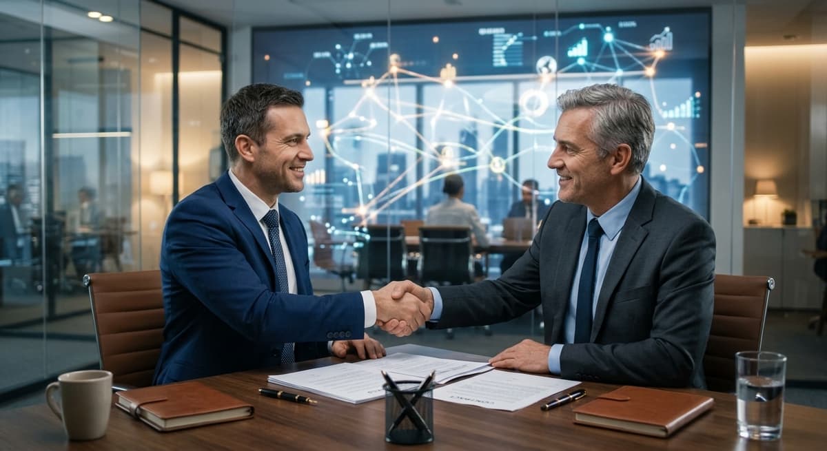 Business partnership collaboration
